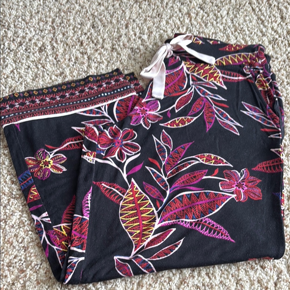 SOMA Floral Print Pajama Pants